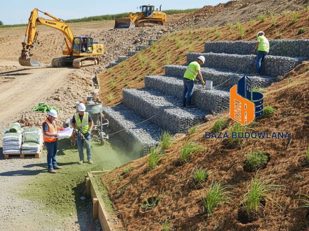 Umocnienie skarp - metody naturalne i geotechnicze