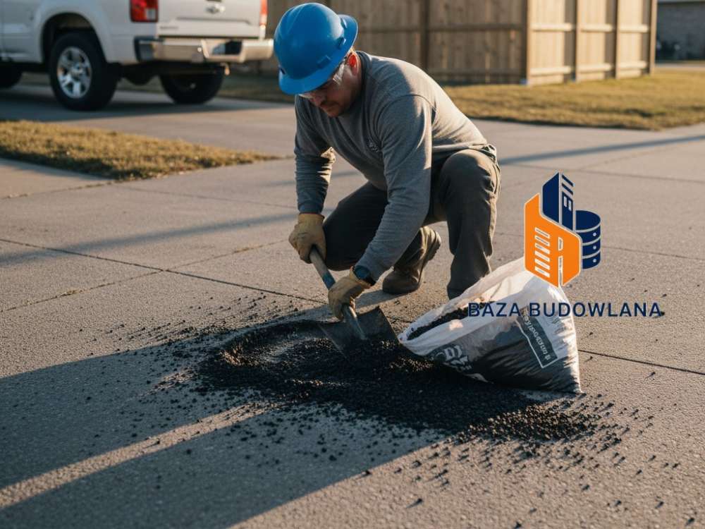 Asfalt na zimno – zastosowanie, opinie i cena. Czy warto kupić go do naprawy podjazdu?
