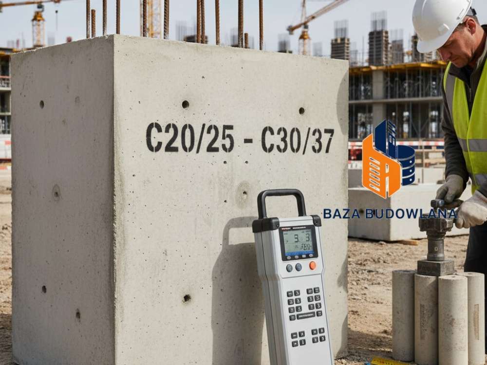 Klasy betonu a wytrzymałość określona w MPa