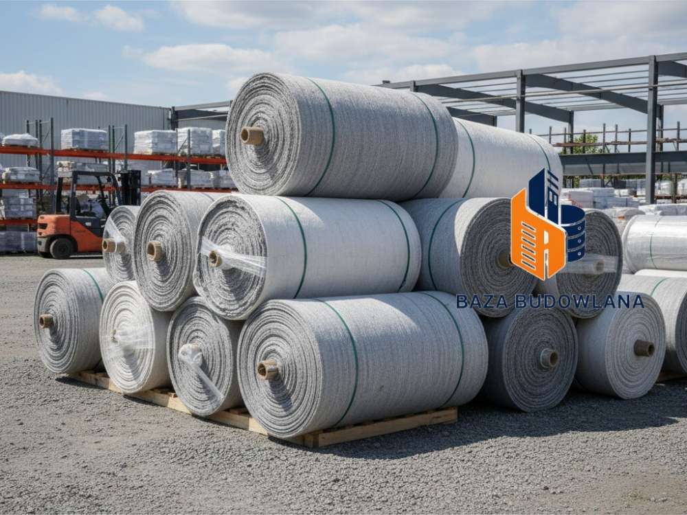 Włóknina poliestrowa PES do zastosowań w inżynierii lądowej i budownictwie.