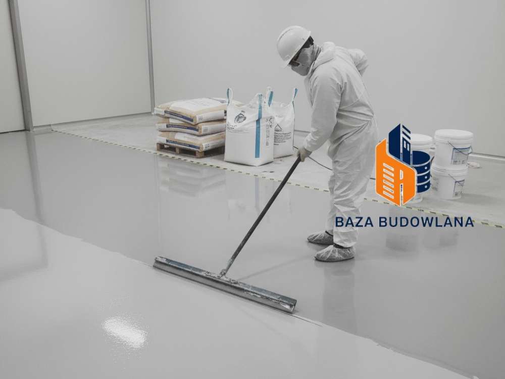 Wzmocniona posadzka betonowa w hali branży spożywczej spełniająca rygorystyczne atesty i normy higieny.