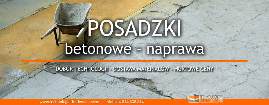 POSADZKI BETONOWE - naprawa i wzmocnienie