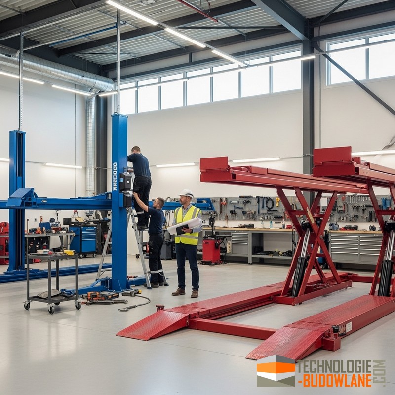 Podnośniki warsztatowe i diagnostyczne - jednokolumnowe, dwukolumnowe i czterokolumnowe