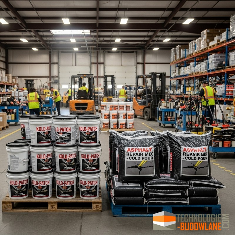 Asfaltowa masa naprawcza