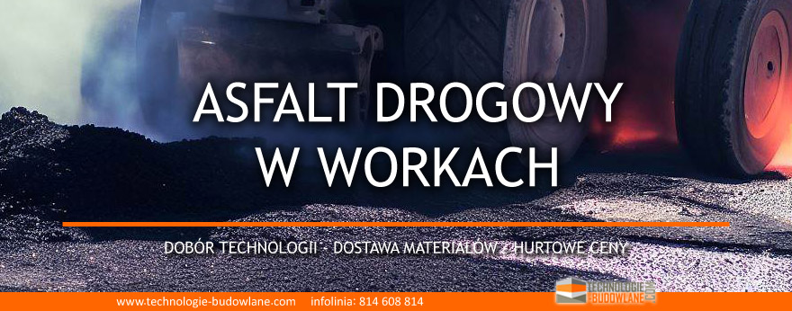 asfalt drogowy na zimno w workach