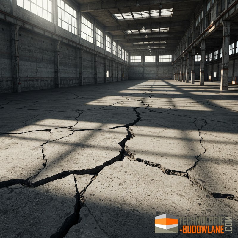 Naprawa rys skurczowych w betonie
