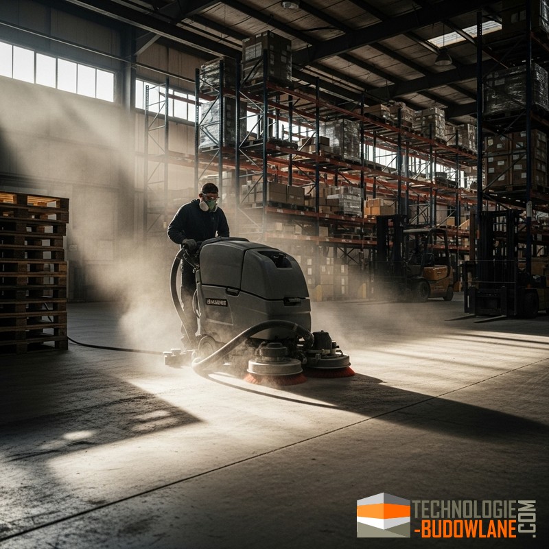 Pylenie posadzki betonowej