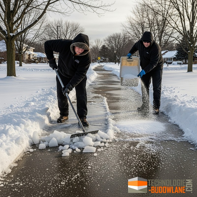 Chlorek magnezu do usuwania lodu