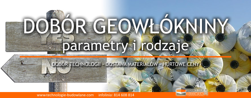 dobór geowłókniny