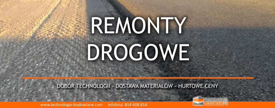 remonty drogowe - materiały