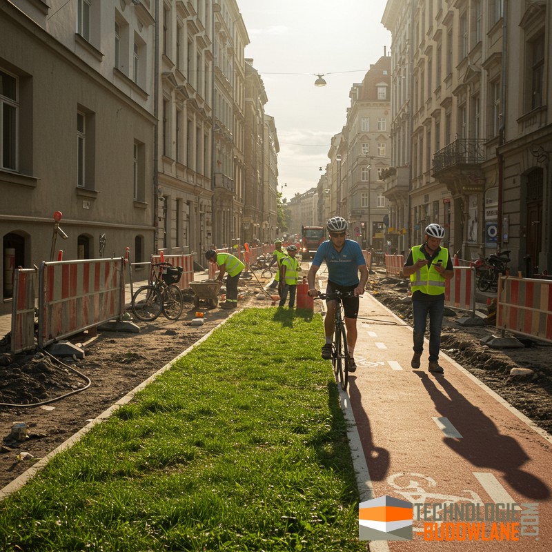 Geosyntetyki wzmacniające pod drogi dla rowerów i chodniki dla pieszych