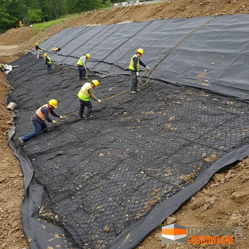 Wzmocnienie nasypów i skarp geosyntetykami