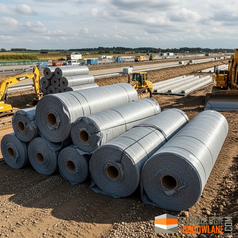 Geowł&oacute;knina drogowa