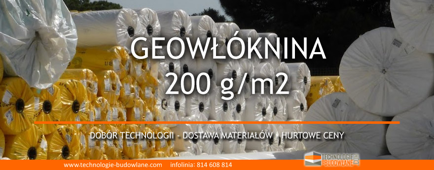 geowloknina 200 g/m2