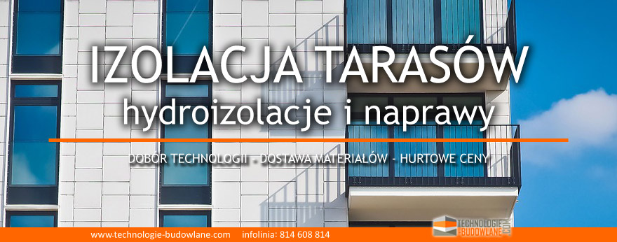 izolacja tarasów i balkonów