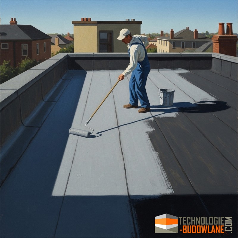 Naprawa dachu z papy na zimno