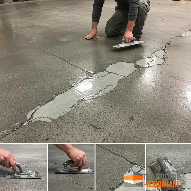 Naprawa popękanej posadzki