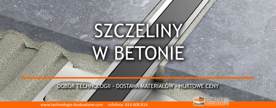 szczeliny w betonie