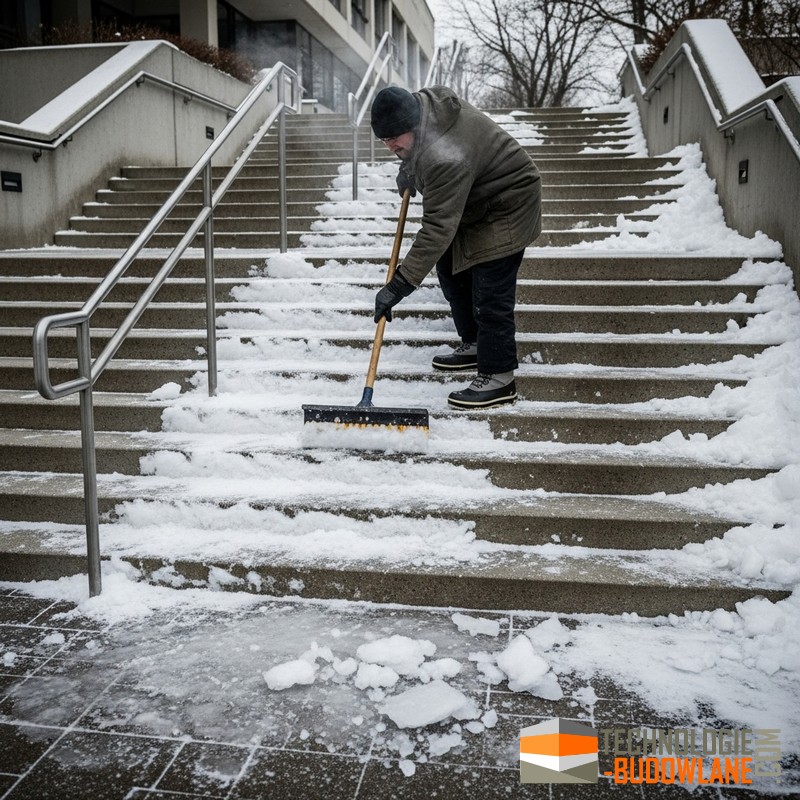 Odladzanie schod&oacute;w