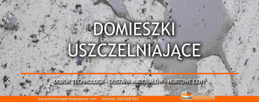 domieszki uszczelniające do betonu