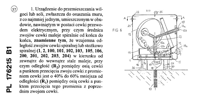 osuszanie metoda grawomagnetokinetyczna