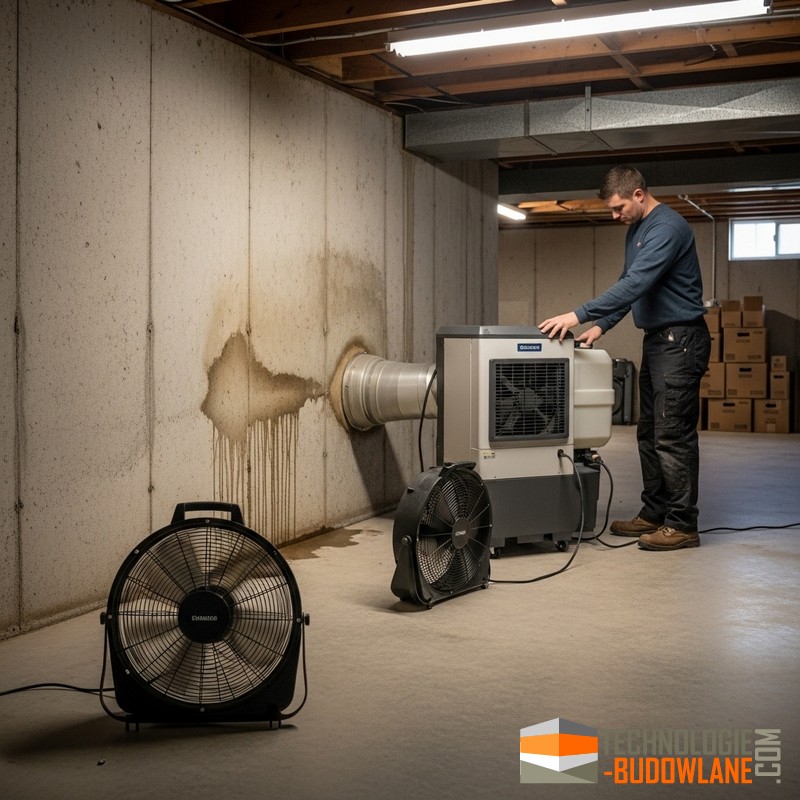 Usuwanie wilgoci ze ściany