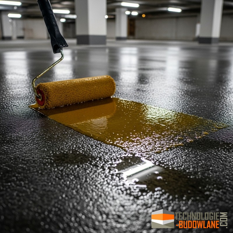Posadzka betonowa w garażu