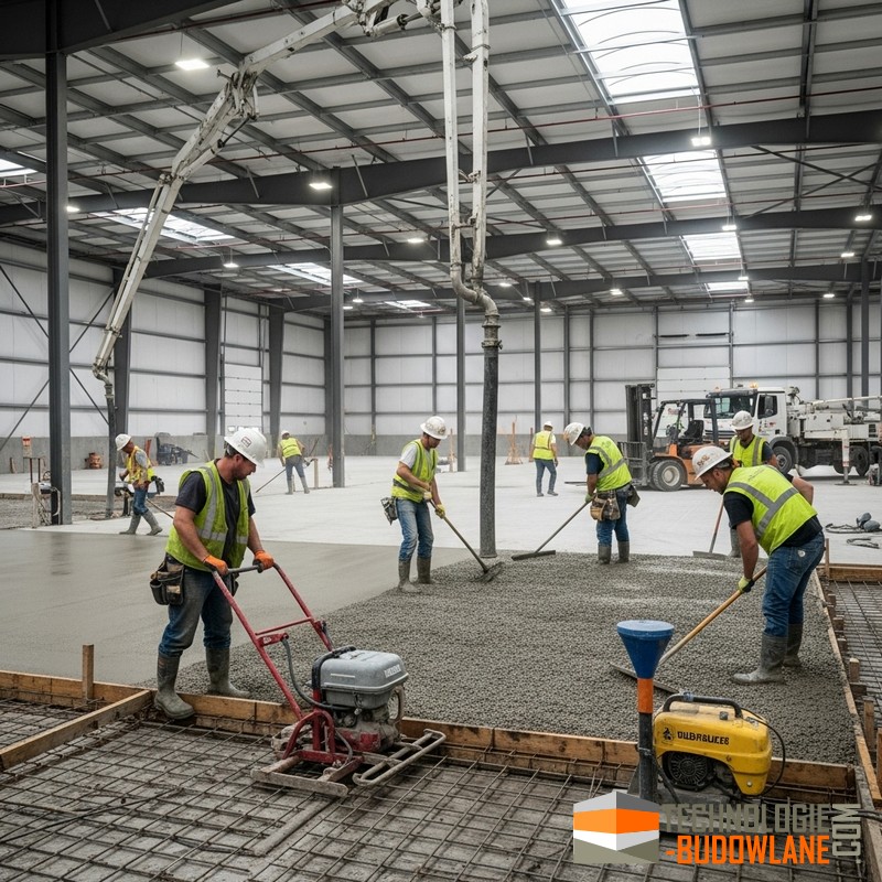 Wylewka zbrojona włóknami