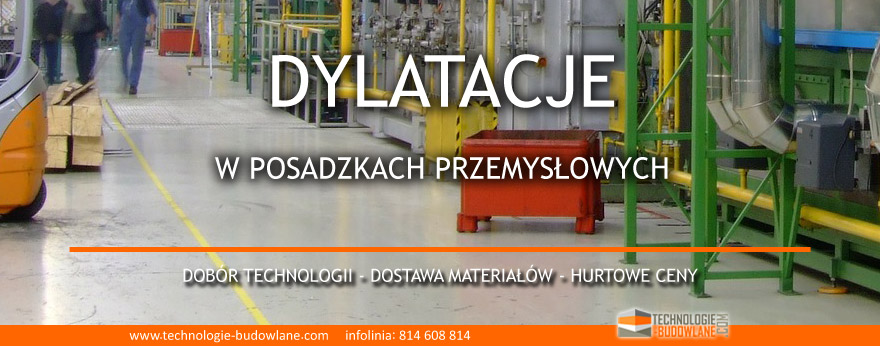 dylatacje w posadzkach przemysłowych