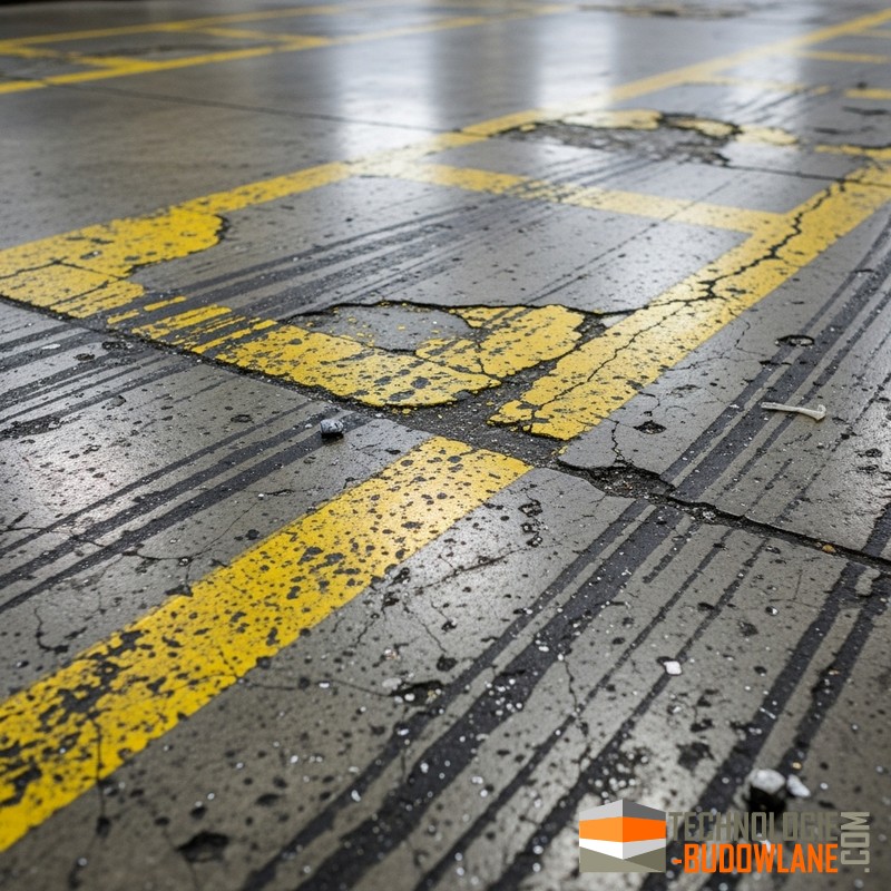 Posadzki w halach produkcyjnych - naprawa