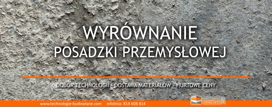 wyrównanie posadzki przemysłowej