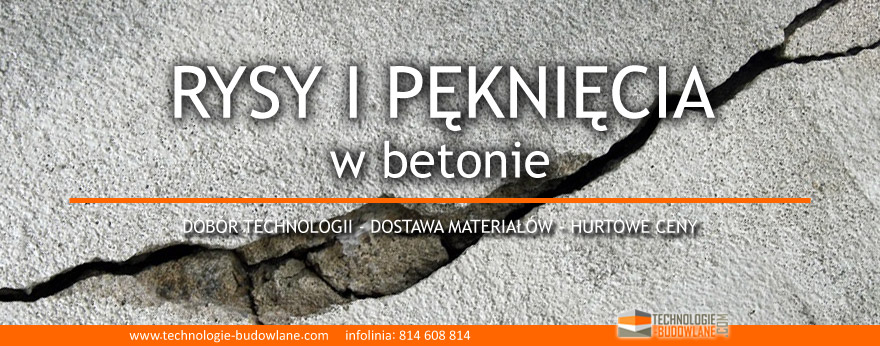 rysy i pęknięcia w betonie