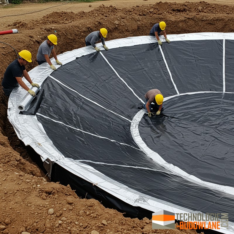 Uszczelnienie zbiornika na wodę - membrany i folie PEHD EPDM PVC