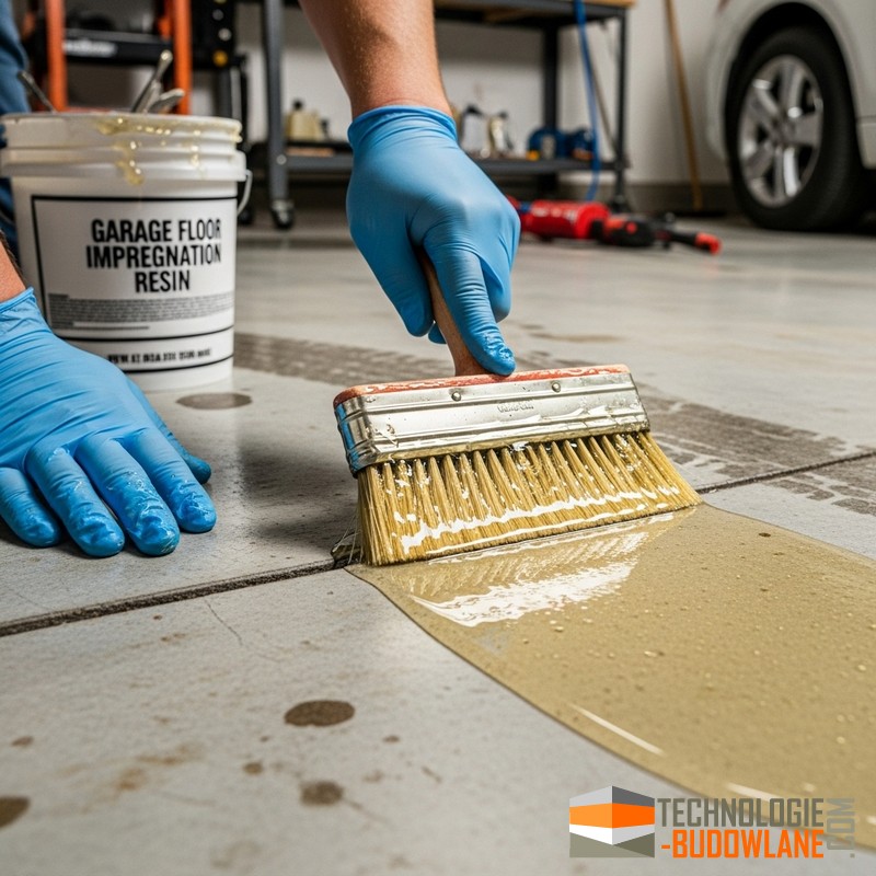 Żywica na posadzkę w garażu