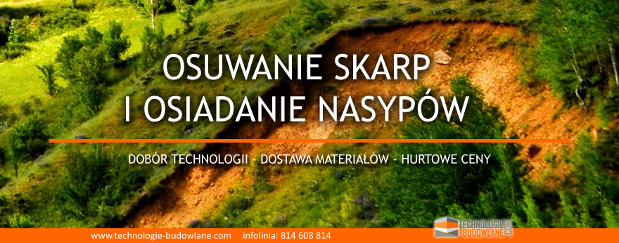 osuwanie skarp i osiadanie nasypów