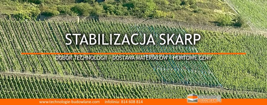 stabilizacja skarp i zboczy - ochrona przeciwerozyjna