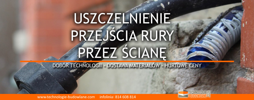 uszczelnienie przejscia rury przez sciane