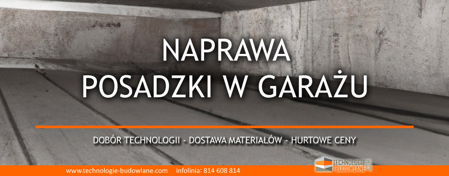 naprawa posadzki w garażu