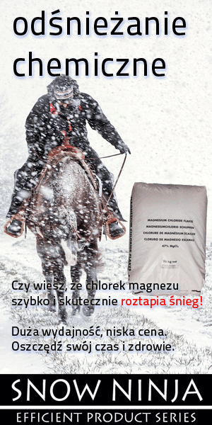 Snow Ninja - chlorek magnezu - roztapia śnieg