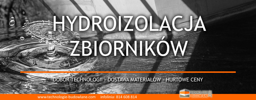 hyroizolacja zbiorników na wode