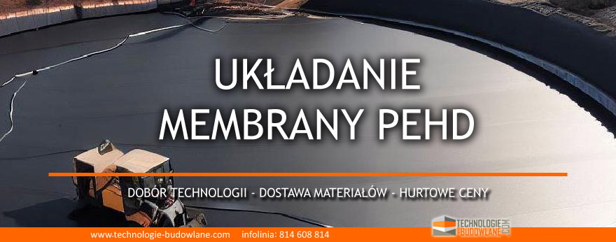 układanie geo membrany pehd