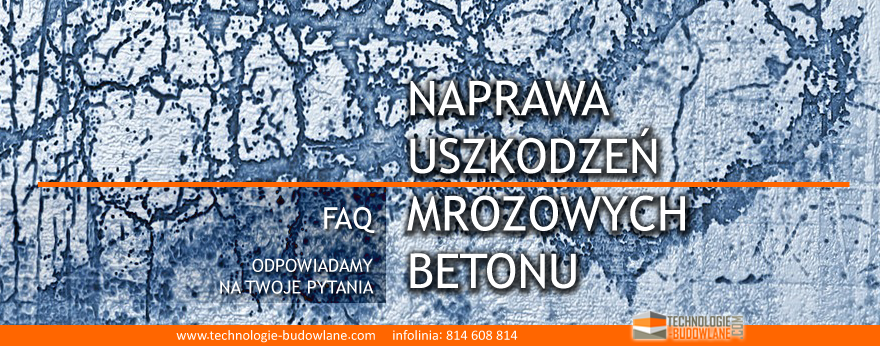 naprawa uszkodzeń mrozowych betonu