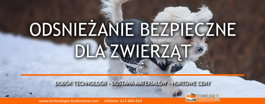 odladzanie i odśnieżanie -  środek bezpieczny dla zwierząt - Snow Ninja