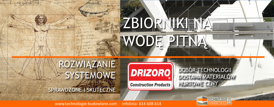 zbiorniki na wodę pitną - izolacja systemowa