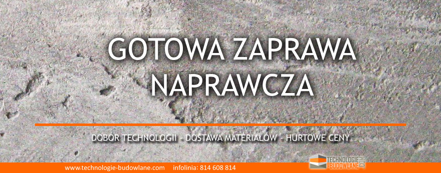 gotowa zaprawa naprawcza do betonu