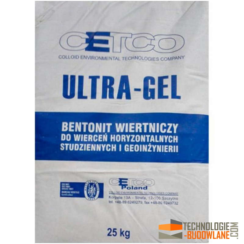 Bentonitowa płuczka wiertnicza ULTRA GEL