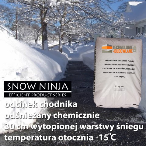 SNOW NINJA - chemiczne odlśnieżanie - odladzanie